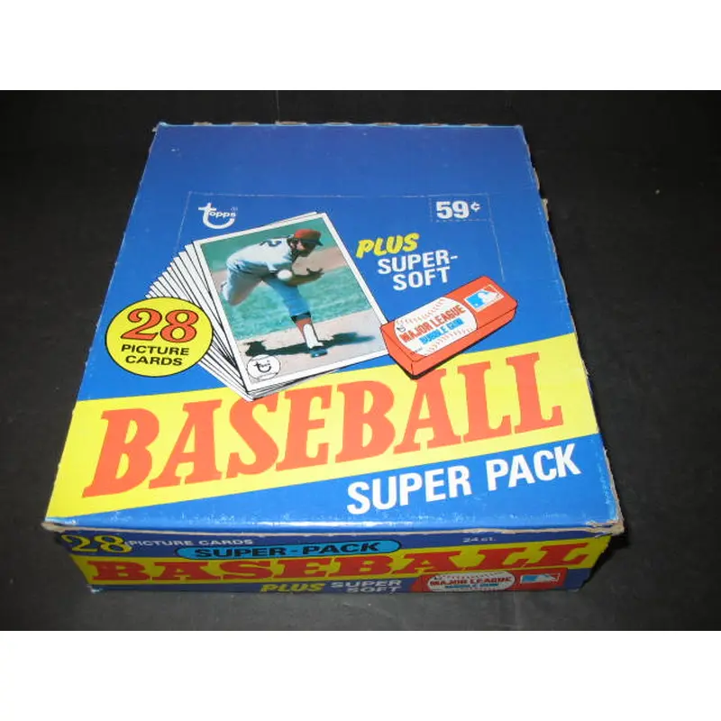1980 Topps Baseball Unopened Super Cello Box