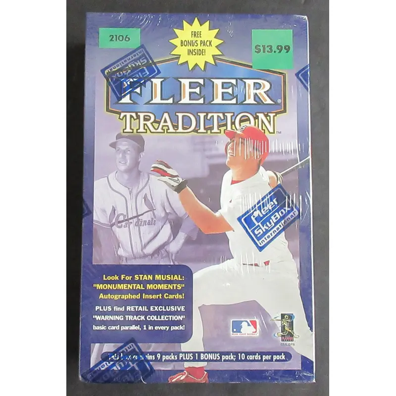 1999 Fleer Tradition Baseball Blaster Box (10/10)