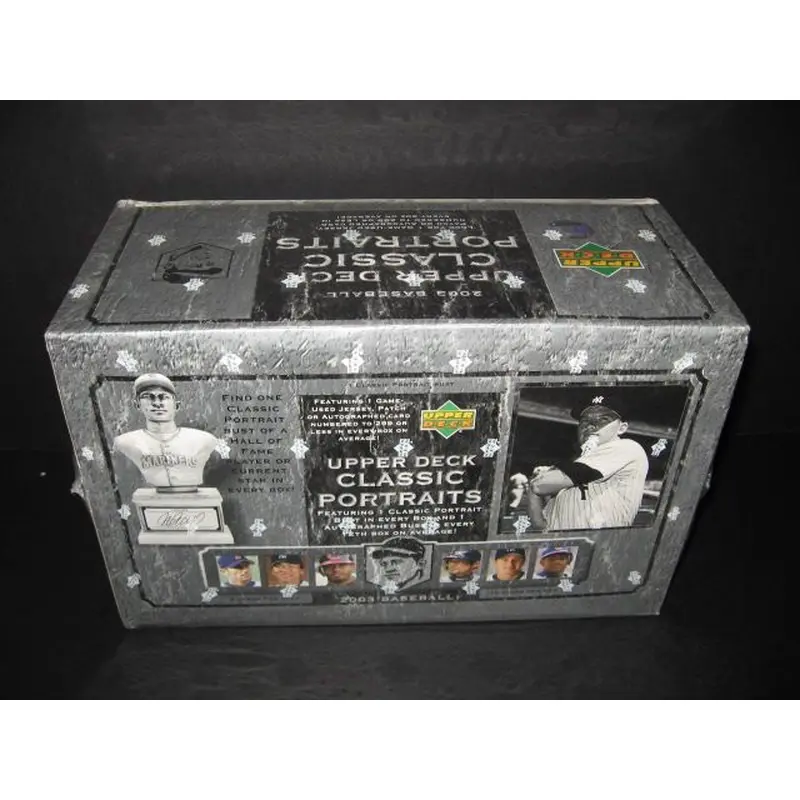 2003 Upper Deck Classic Portraits Baseball Box (w/ Bust)