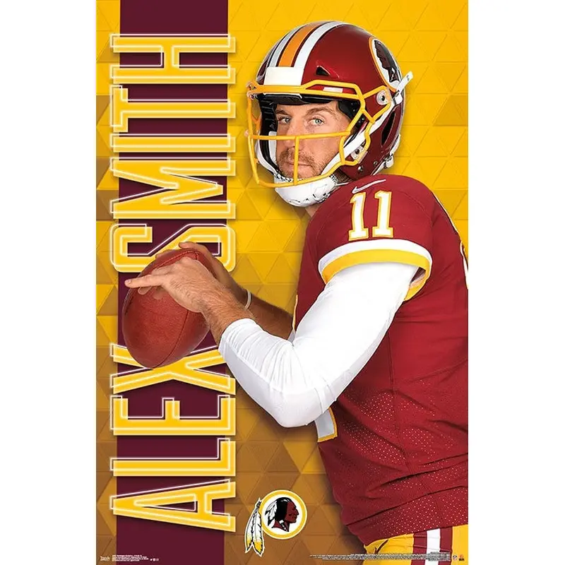 Alex Smith "Superstar" Washington Redskins NFL Action Wall Poster - Trends International