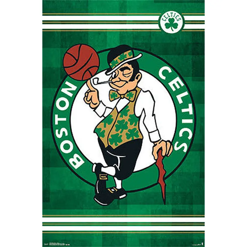 Boston Celtics Official NBA Basketball Team Logo Poster - Trends International