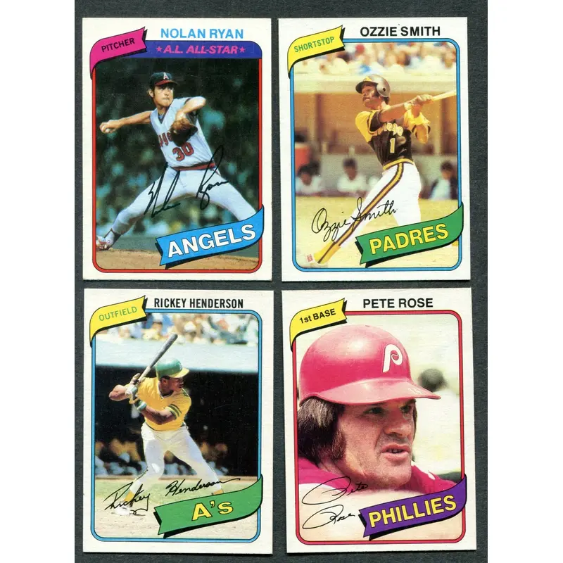1980 Topps Baseball Complete Set NM NM/MT (726) (23-313)