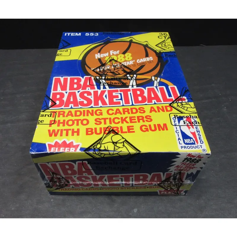 1988/89 Fleer Basketball Unopened Wax Box