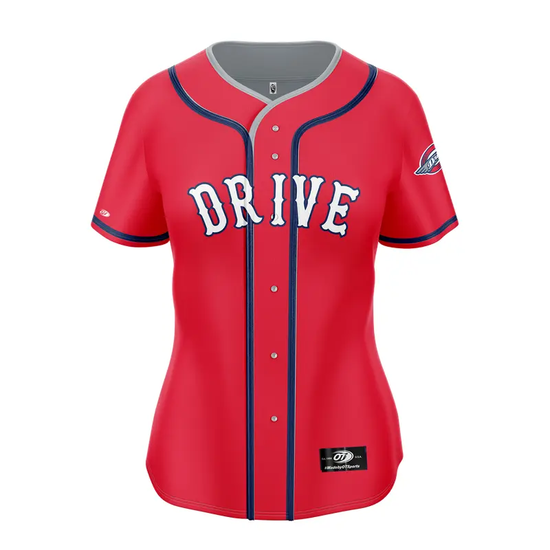 Greenville Drive OT Sport Women's Red Authentic Replica Jersey
