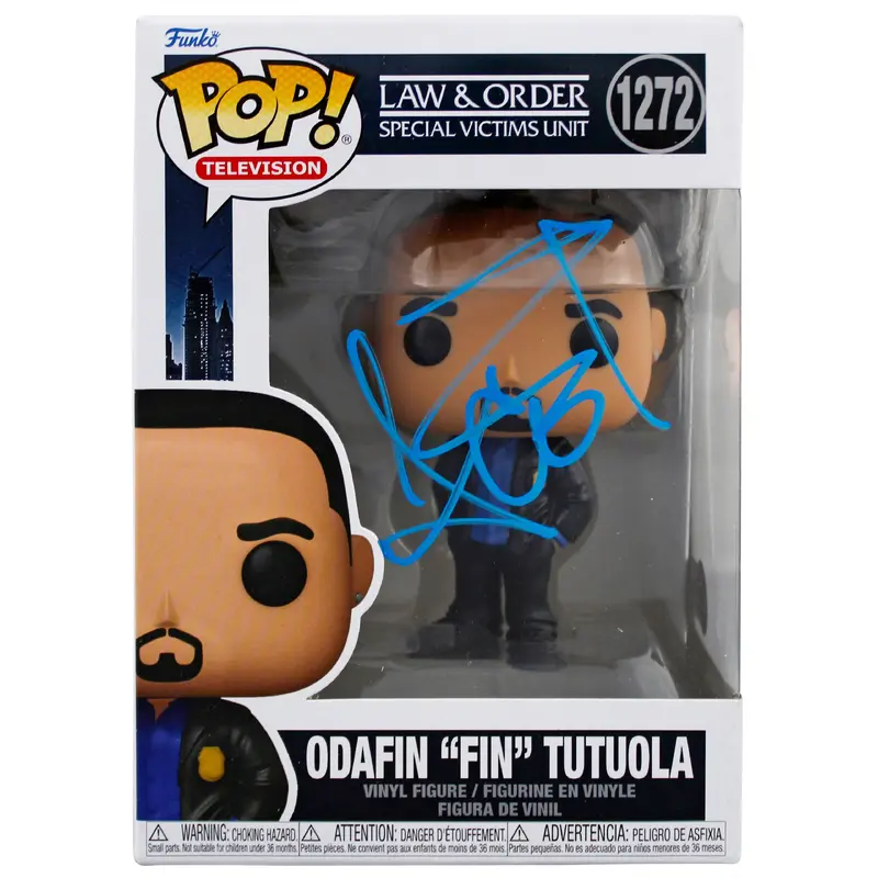 Ice-T Law & Order SVU Authentic Signed #1272 Funko Pop Vinyl Figure BAS #AD77132