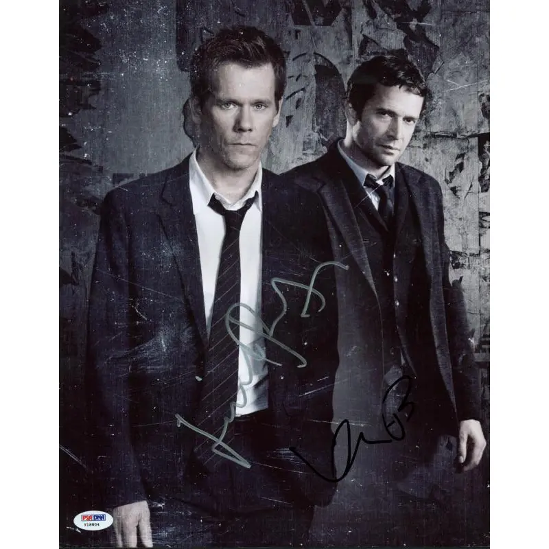 Kevin Bacon & James Purefoy The Follwing Signed 11X14 Photo PSA/DNA #Y18804