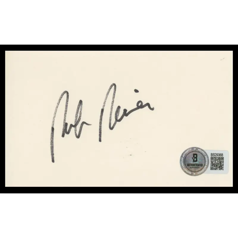 Rob Reiner All In The Family Authentic Signed 3x5 Index Card BAS #BS29368