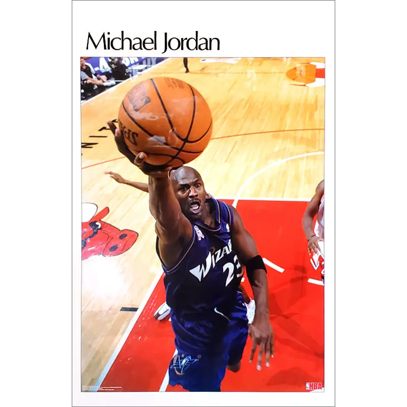 Michael Jordan "Retro Special" Washington Wizards NBA SI-Style Poster - Starline 2002
