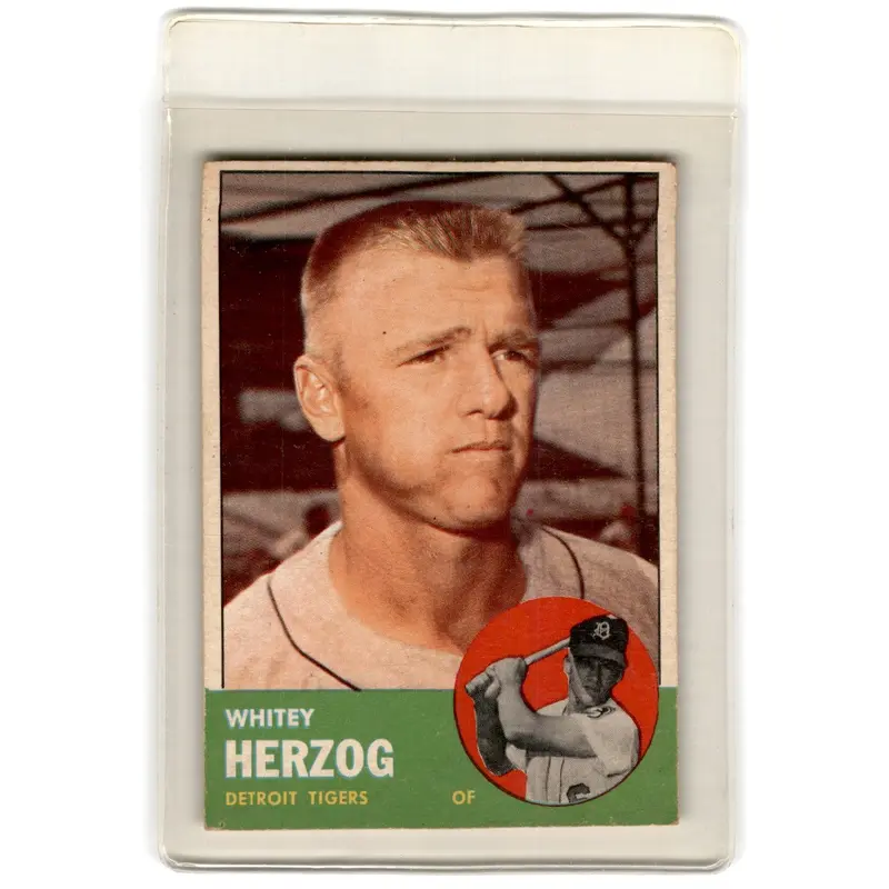 1963 Topps Whitey Herzog #302 VG-EX