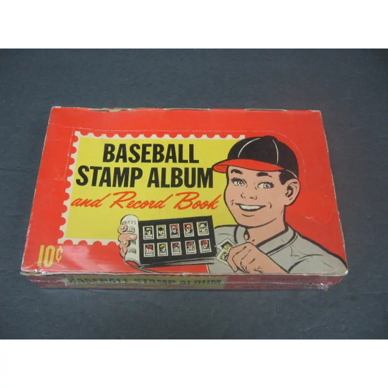 1962 Topps Stamp Albums Complete Box