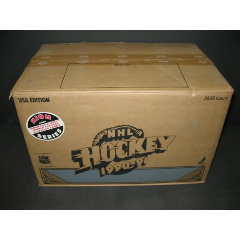 1990/91 Upper Deck Hockey High Series Case (U.S.) (24 Box)