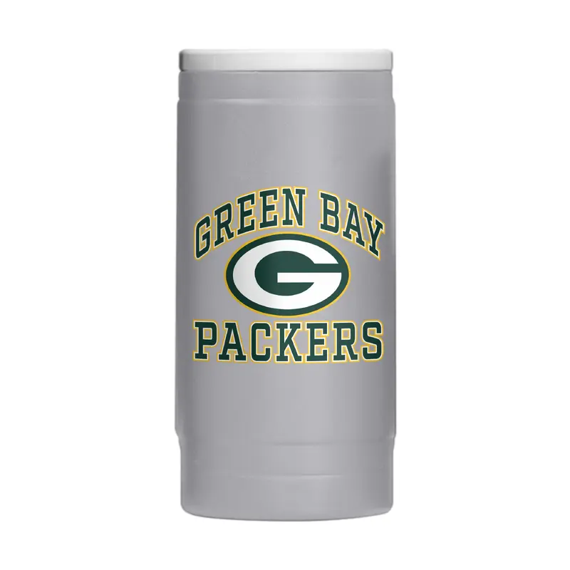 Green Bay Packers 12oz Athletic Powdercoat SlimCan Coolie