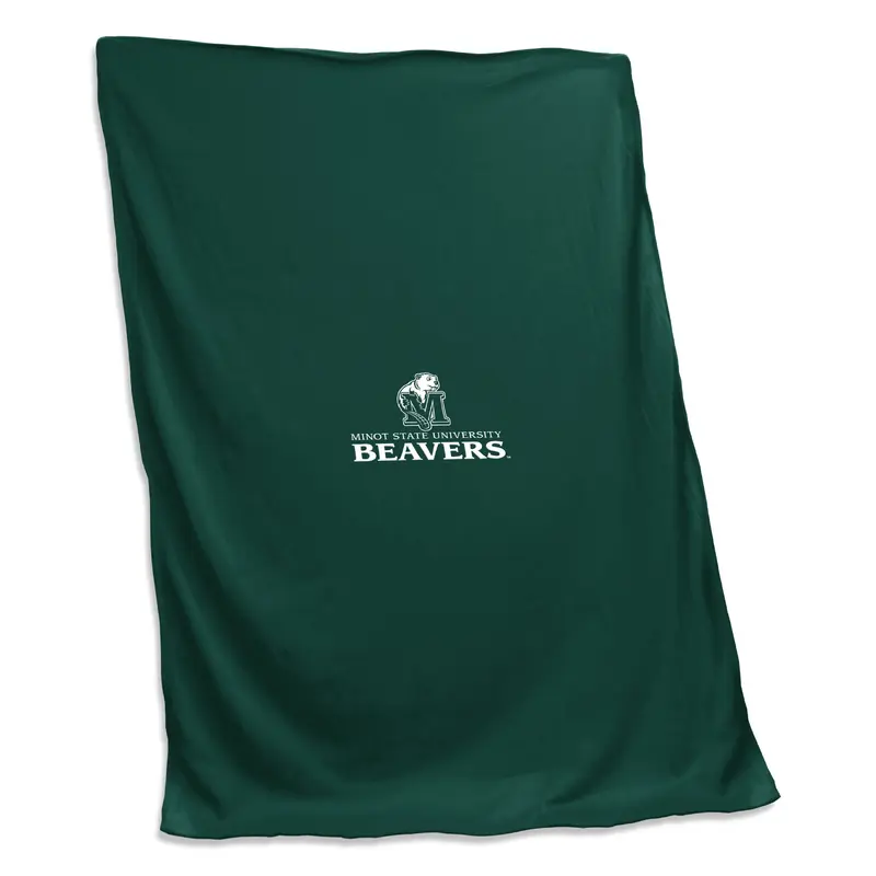 Minot State Hunter Sweatshirt Blanket (Screened)