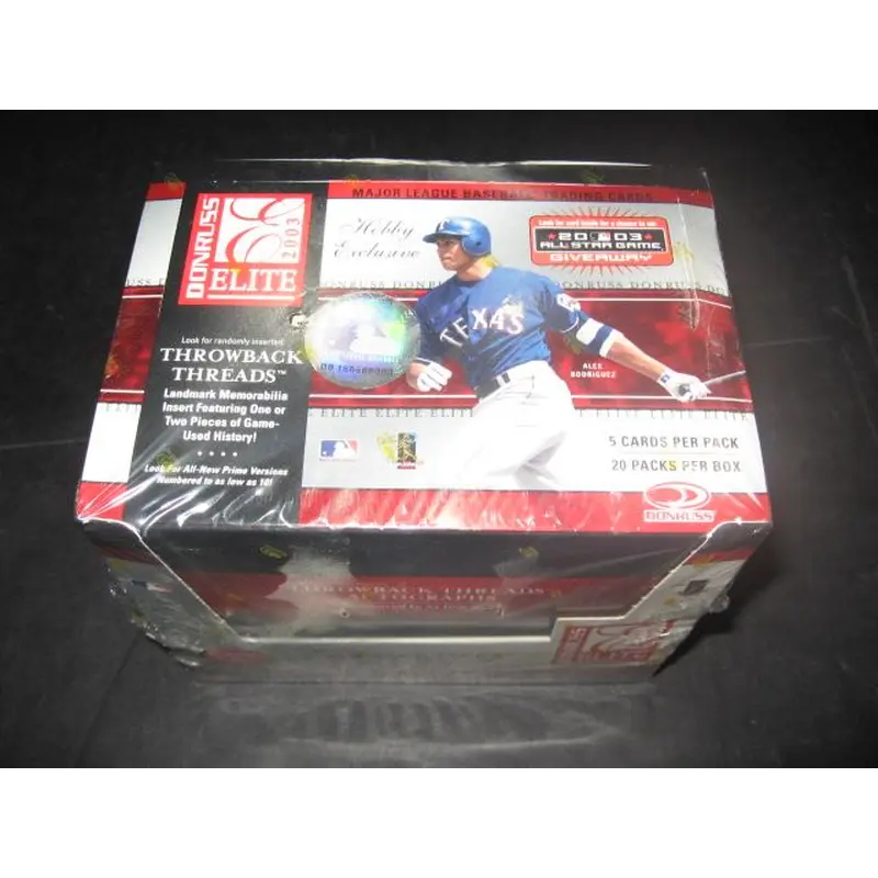 2003 Donruss Elite Baseball Box (Hobby)