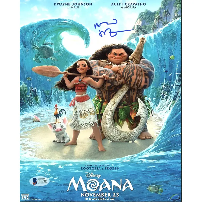 Alan Tudyk Moana Authentic Signed 8x10 Photo Autographed BAS #C63808