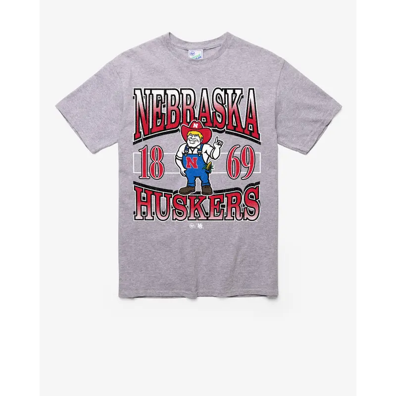 NEBRASKA CORNHUSKERS LOCKER '47 VINTAGE TUBULAR TEE