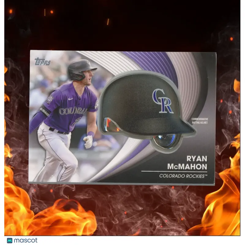 2022 Topps Ryan McMahon Batting Helmet Commemorative Relic #BH-RMC