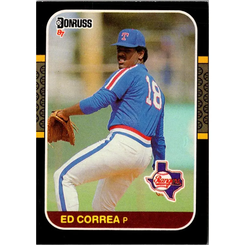 1987 Donruss Ed Correa #57 Rookie