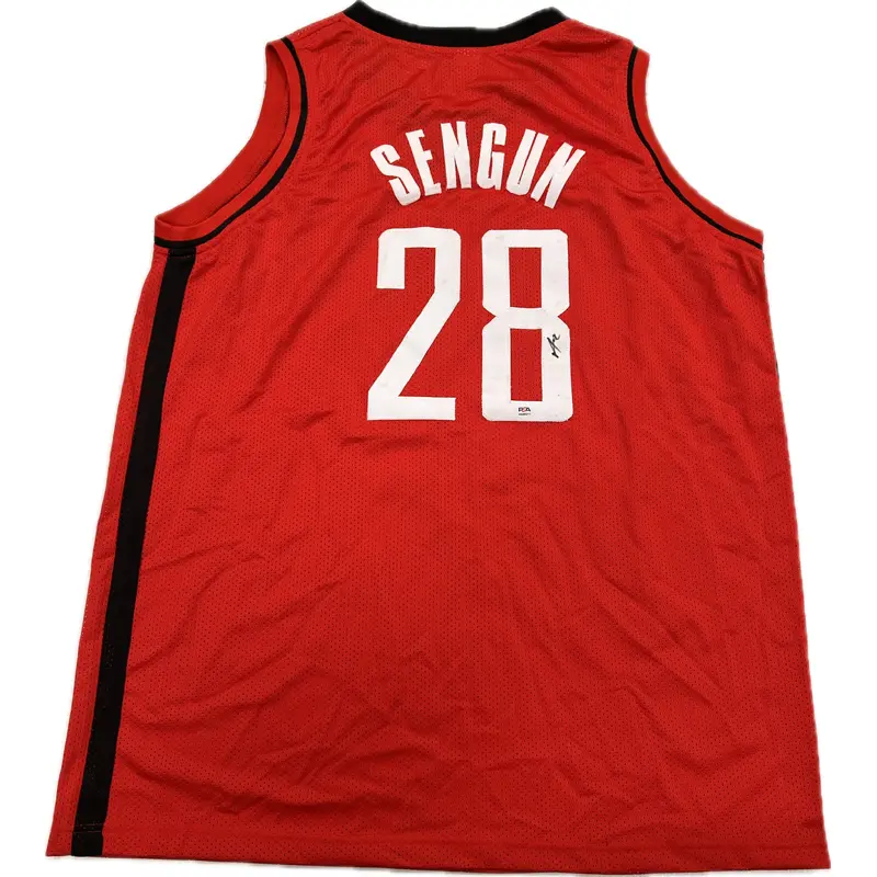 Alperen Segun signed jersey PSA/DNA Houston Rockets Autographed