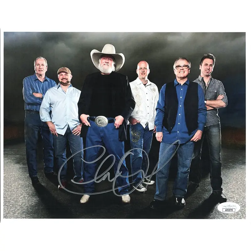 Charlie Daniels signed 8x10 photo JSA Autographed