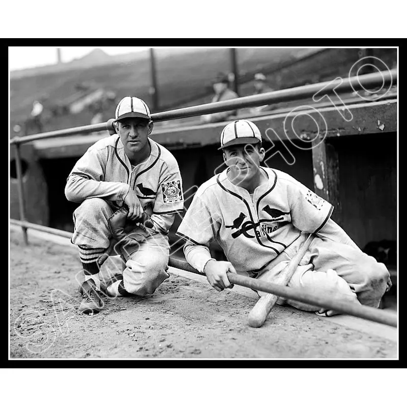 Enos Slaughter Terry Moore 8X10 Photo - 1939 St. Louis Cardinals - 2057