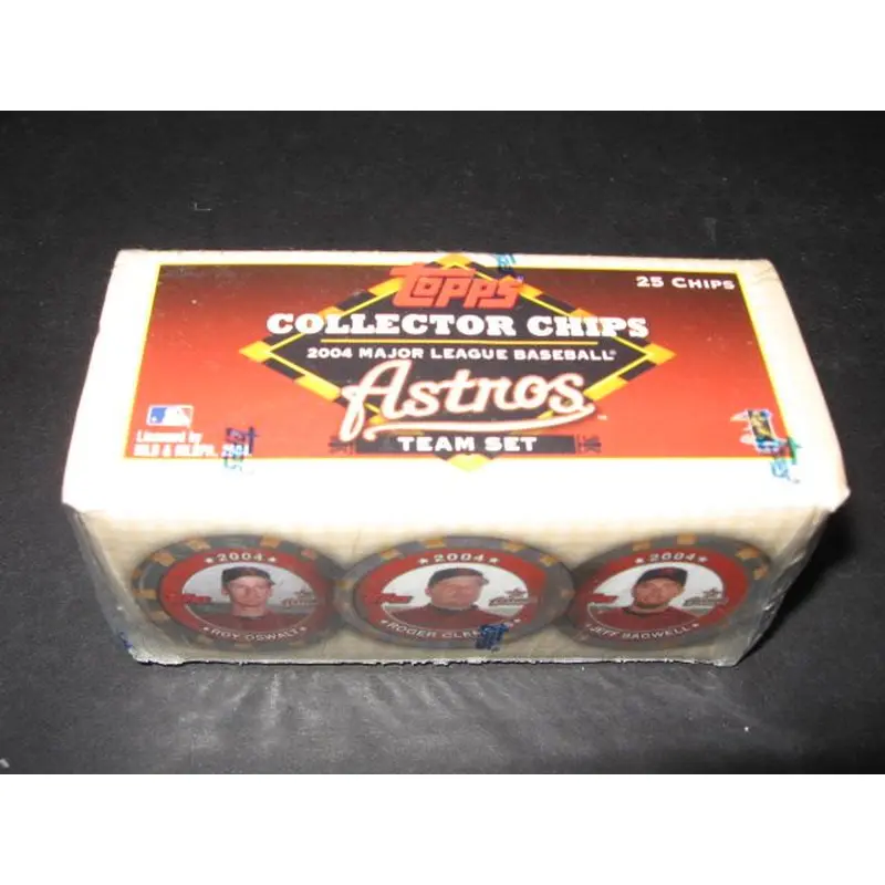 2004 Topps Baseball Collector Chips Factory Set (Astros)