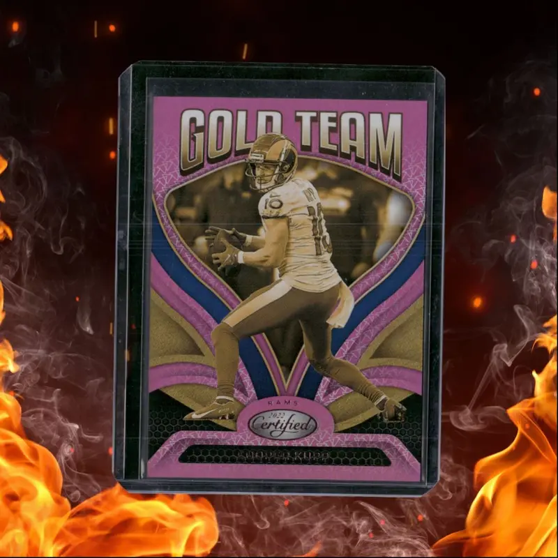 2022 Panini Certified Cooper Kupp  Gold Team Mirror Pink 156/199 #GT-18