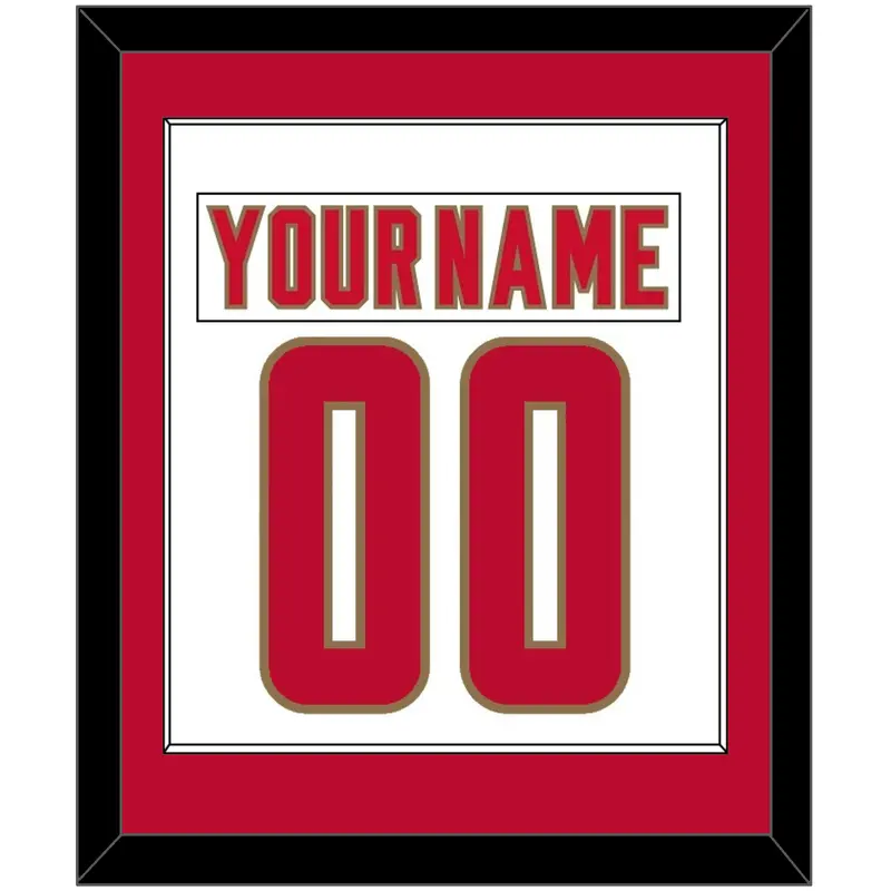 Denver Nameplate & Number (Back) Combined - Home White - Single Mat 1