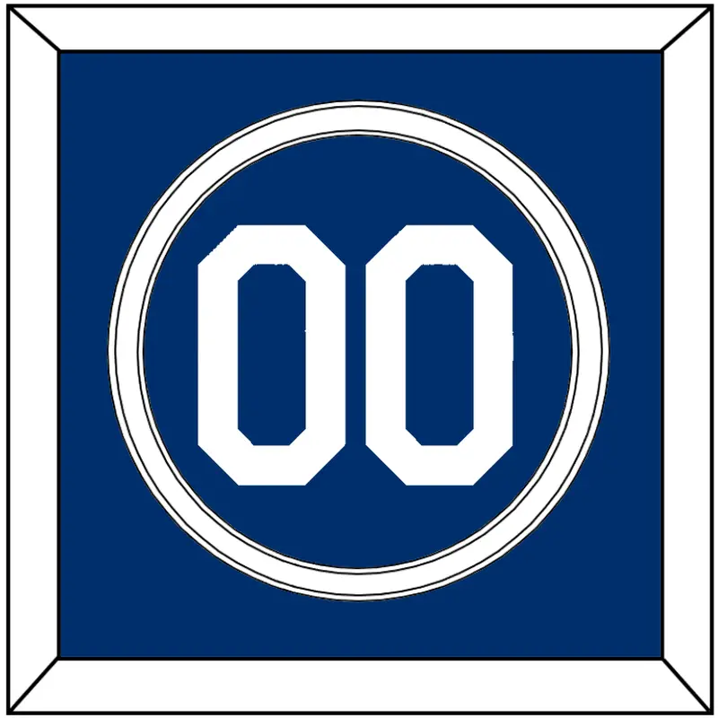 Los Angeles Number - Alternate Road Blue - Double Mat 2
