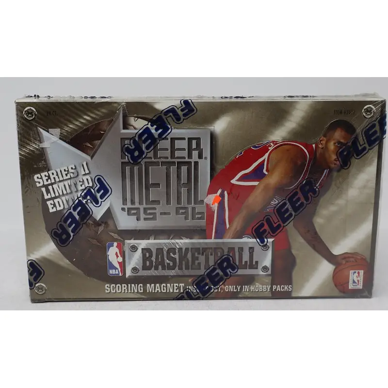 1995/96 Fleer Metal Basketball Series 2 Box (Hobby) (24/8)