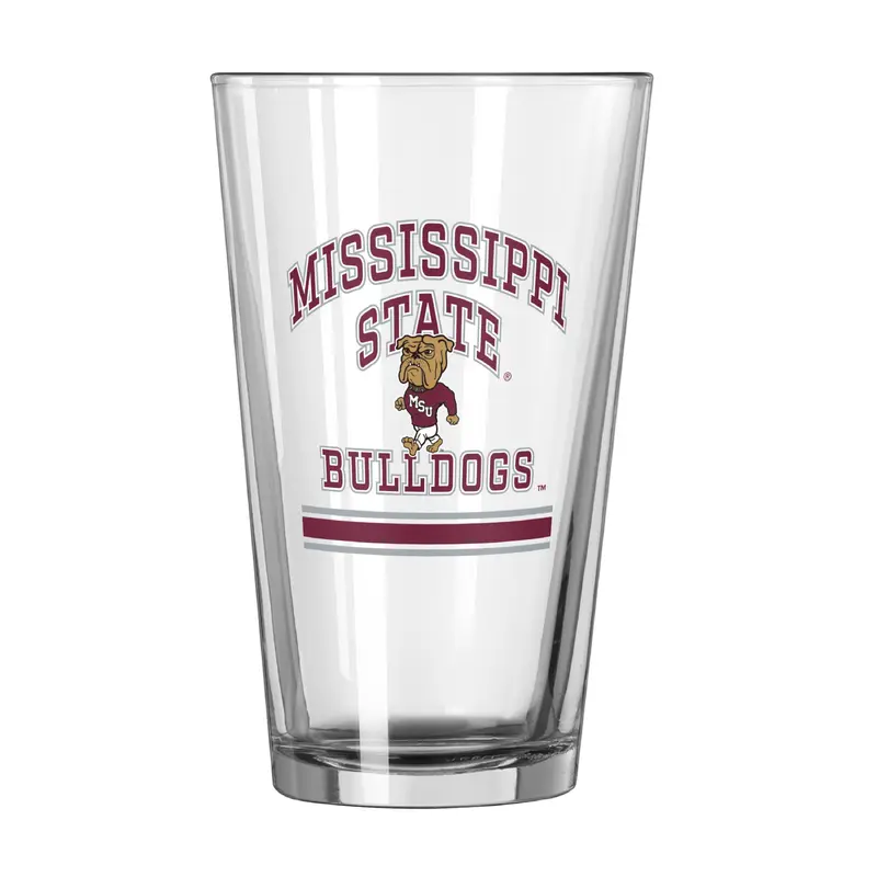 Mississippi State 16oz Archway Pint Glass