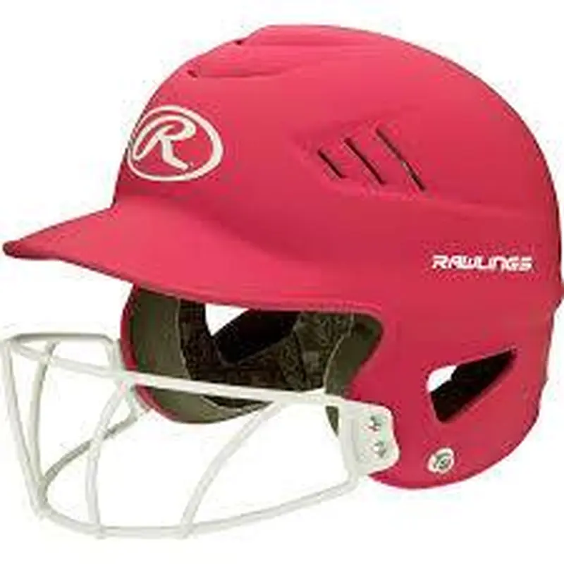New Rawlings Coolflo High Softball Batting Helmet Matte Pink 6 1/2 - 7 1/2