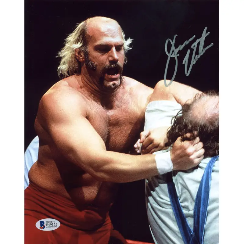 Jesse 'The Body' Ventura WWE Wrestling Authentic Signed 8x10 Photo BAS #E49155