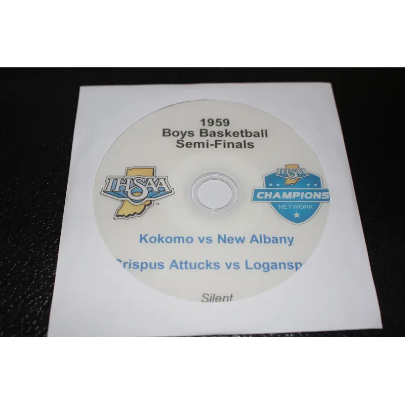 1959 Indiana High School Basketball Semi-Finals DVD