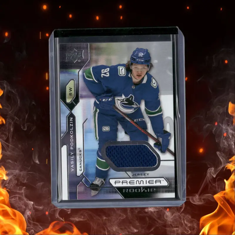 2021-22 Upper Deck Premier Vasily Podkolzin Jersey Rookie #123