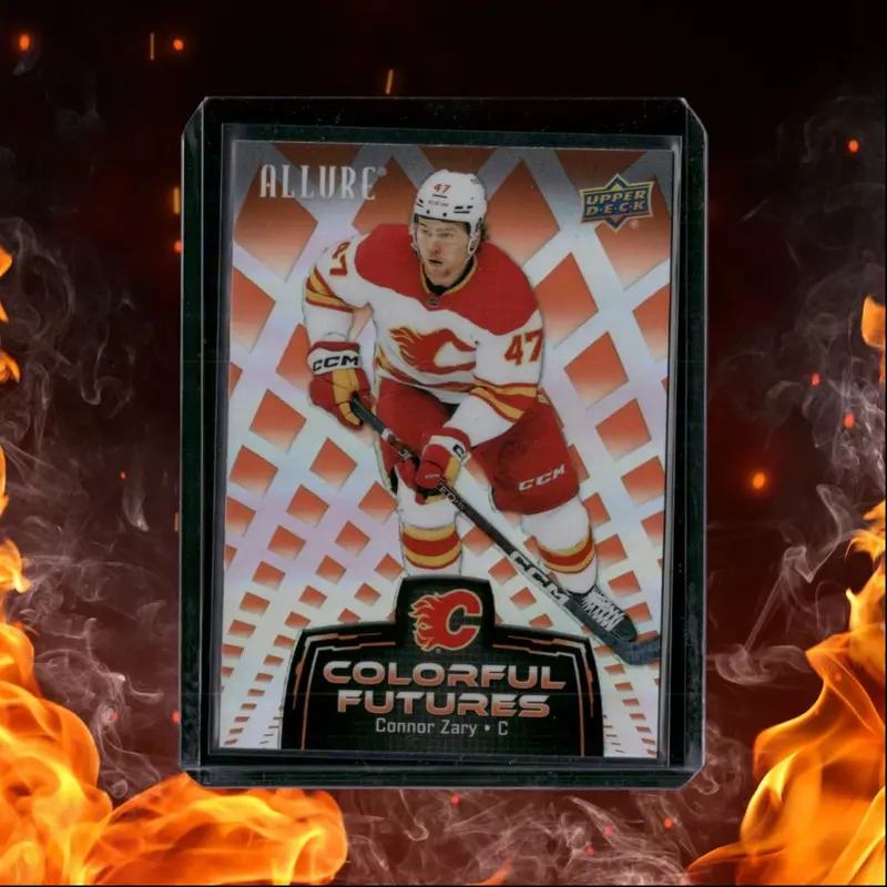 2024-25 Upper Deck Allure Connor Zary Colorful Futures Orange #CF-17