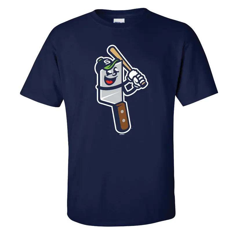 Adult Navy Flip Tee