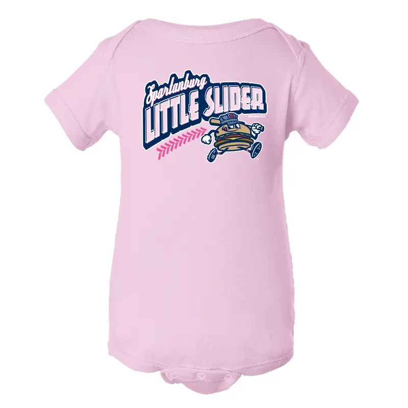 Infant Pink Little Slider Onesie