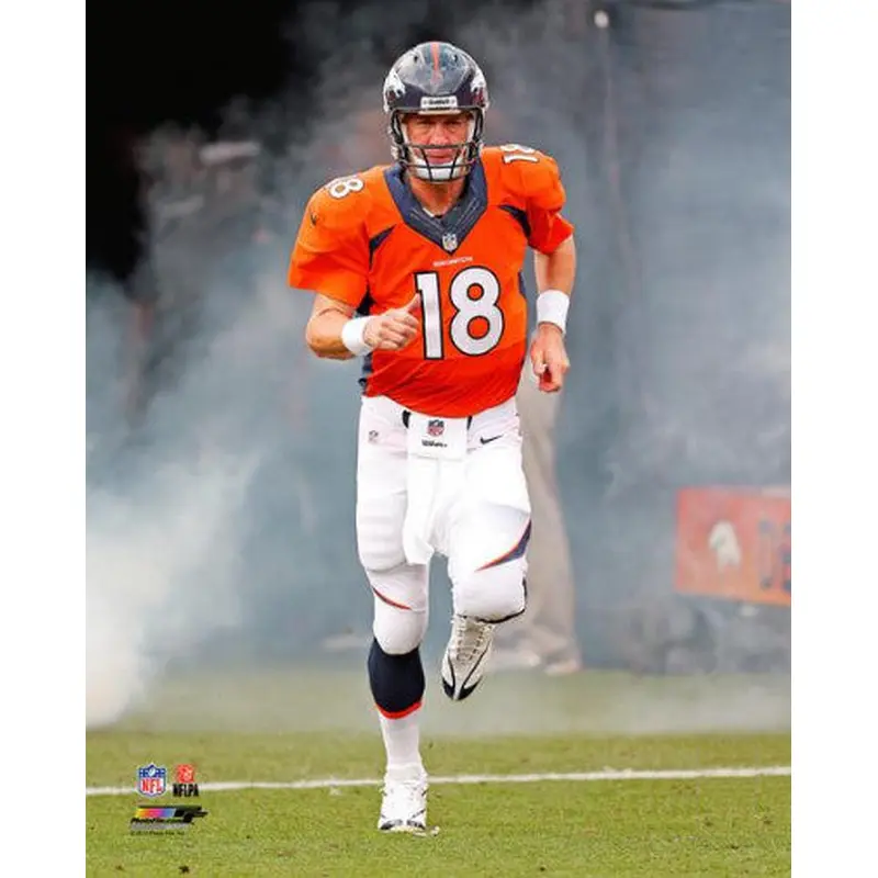 Peyton Manning "Into the Arena" Denver Broncos Premium Poster Print - Photofile 16x20