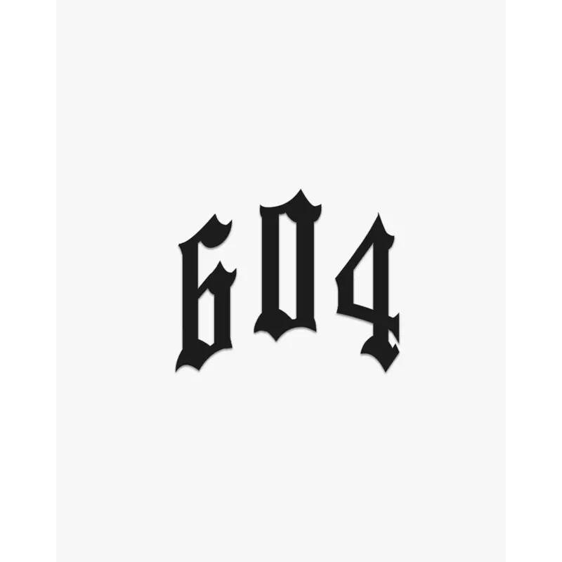 THE (604) VANQUISH PREMIUM DECAL