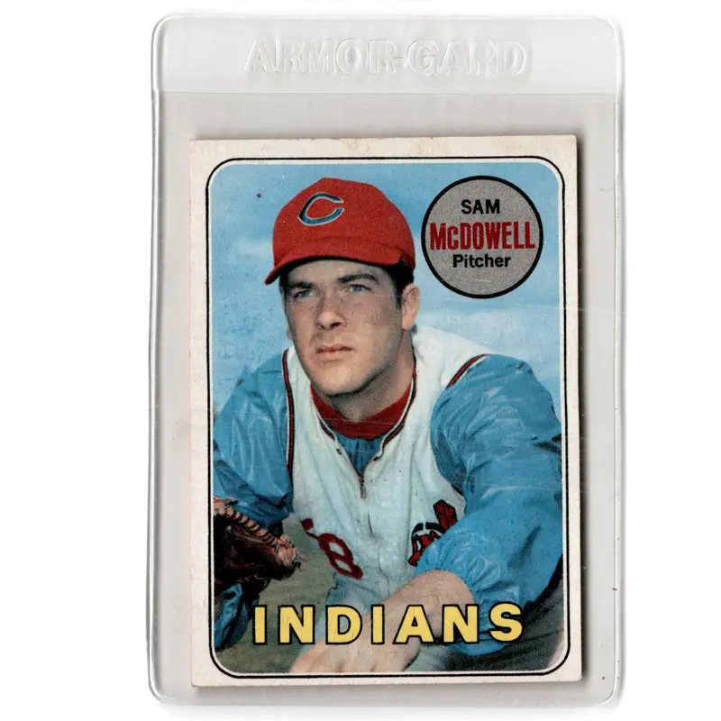1969 Topps Sam McDowell #220 EX