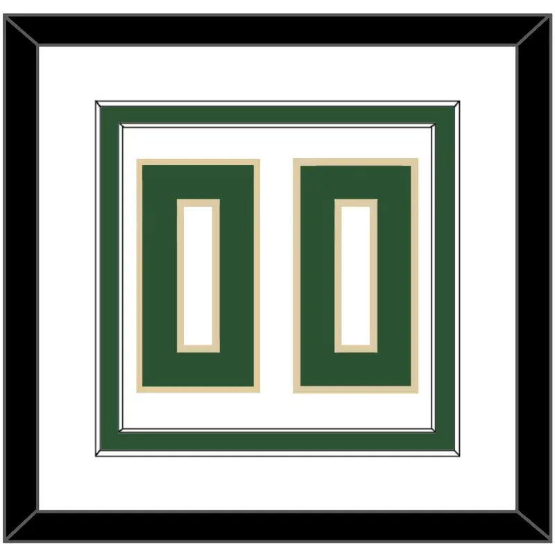 Milwaukee Number - White Association - Double Mat 1