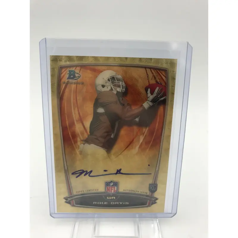 2014 Bowman Chrome Mike Davis Superfractor Auto Autograph 1/1