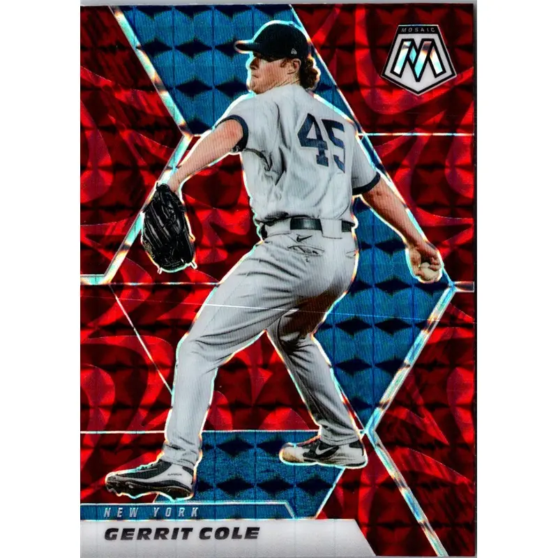 2021 Panini Mosaic Red Gerrit Cole #87
