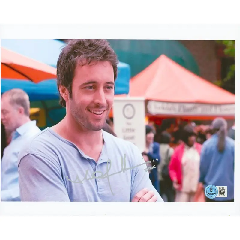 Alex O'Loughlin The Back-Up Plan Authentic Signed 8.5x11 Photo BAS #BR41047