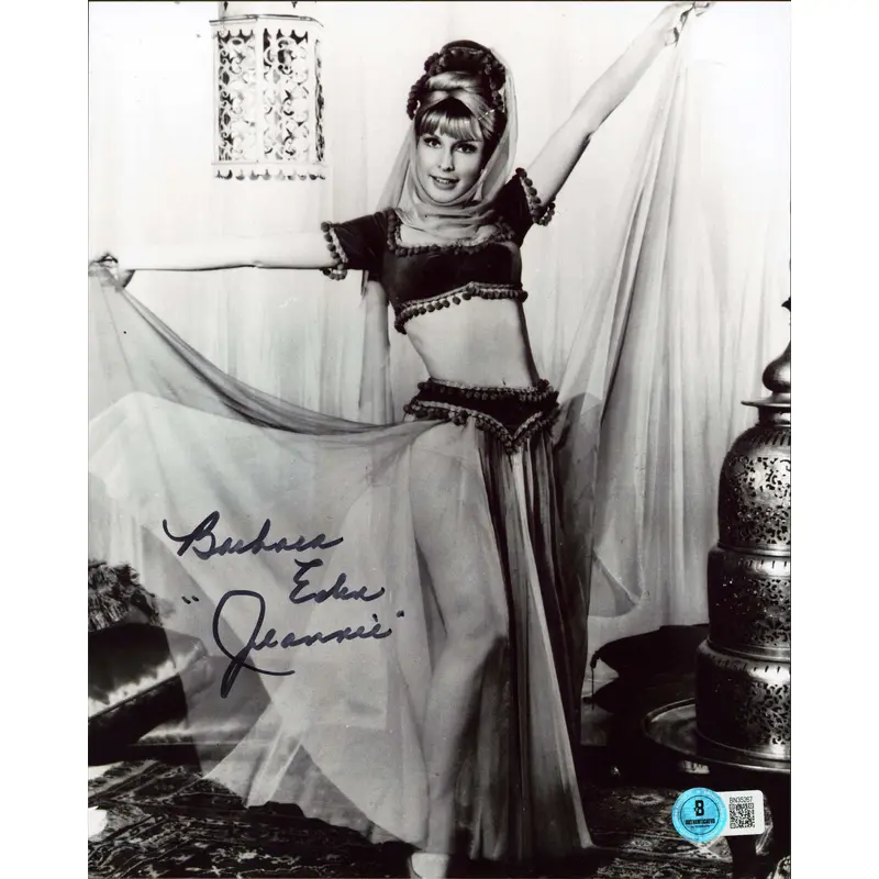 Barbara Eden I Dream of Jeannie "Jeannie" Signed 8x10 Photo BAS #BN35267