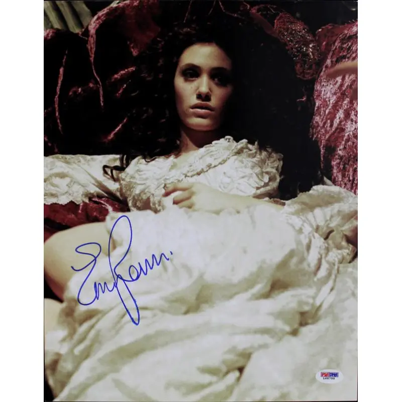 Emmy Rossum Signed Authentic 11X14 Photo Autographed PSA/DNA #L68799