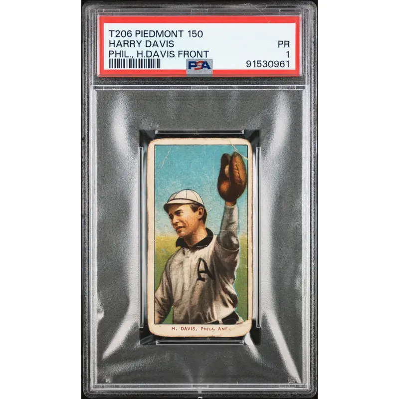Harry Davis 1909-11 T206 Piedmont 150 PSA PSA 1 Poor