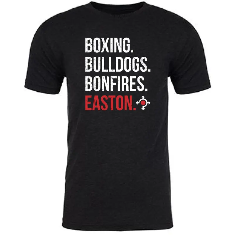 Lehigh Valley IronPigs Boxing Bulldogs Bonfires Easton Tee