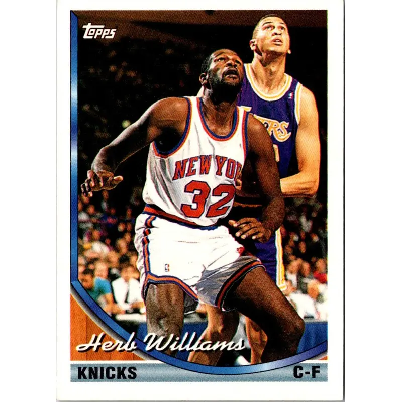 1993 Topps Herb Williams #278